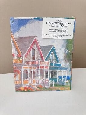 Rare New Sealed NWT Vintage 1980s ANON Erasable Telephone Address Book